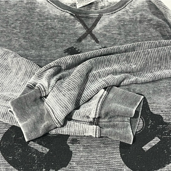 Nashville Gray Burnout Long Sleeve Shirt size L - Picture 7 of 7